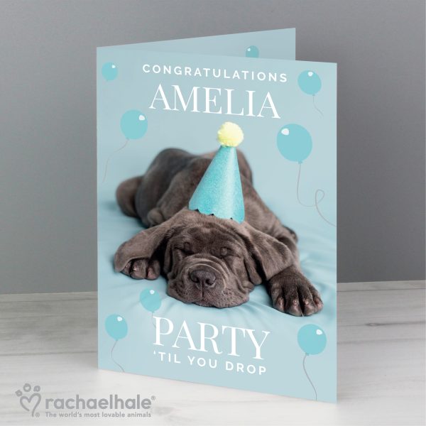 Personalised Rachael Hale 'Party 'Til You Drop' Card - Image 5