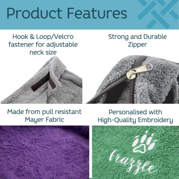 Personalised Towelling Dog Bag - Image 2